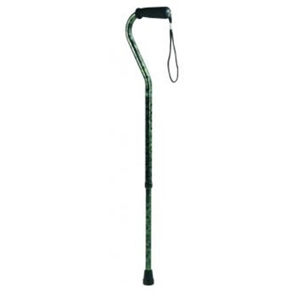 Carex Health Brands Carex Health Brands A51600 Offset Adjust Designer Cane Grn FGA51600 GRN